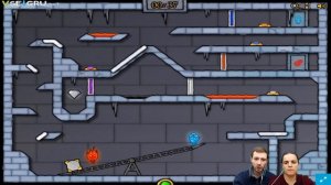 БолтушкА и ПРоХоДиМеЦ Попали в Ледяной ХРАМ Огня и Воды! #232 - игра Огонь и Вода 3