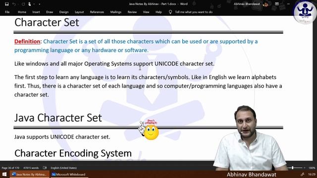 JNP1C3P1 What is Character Set | Abhinav Bhandawat | Hindi смотреть онлайн