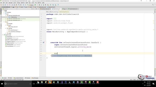 Android Kotlin Tutorial - Functions part 2 смотреть онлайн