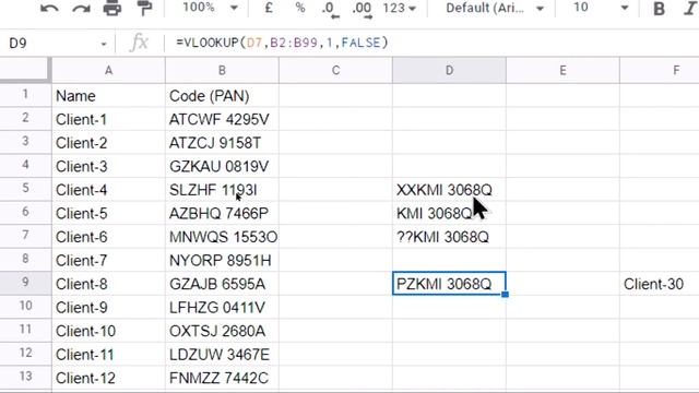 How to do Wildcard Search | Search Masked Key | Search with Partial information | Google Sheet смотреть онлайн