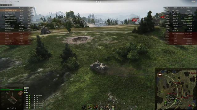 Объект 907, Топь, Стандартный бой смотреть онлайн