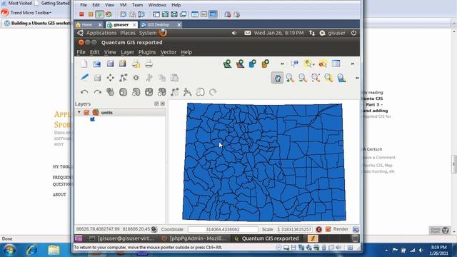 Building a GIS Workstation - Part 4 - Adding a PostGIS layer смотреть онлайн