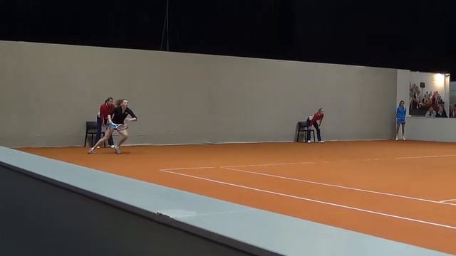 Katerina Siniakova long really - Porsche Tennis Grand Prix Stuttgart 2014 смотреть онлайн