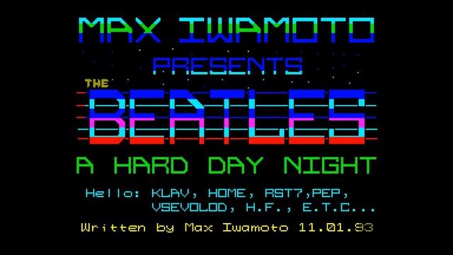 Beatles,The: A Hard Day Night - Max Iwamoto [#zx spectrum] смотреть онлайн