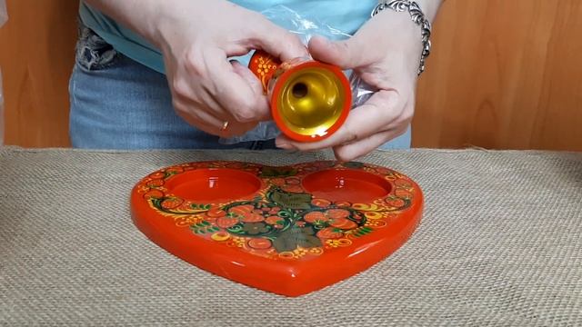 Набор Романтический вечер Хохлома | Хохлома наборы смотреть онлайн