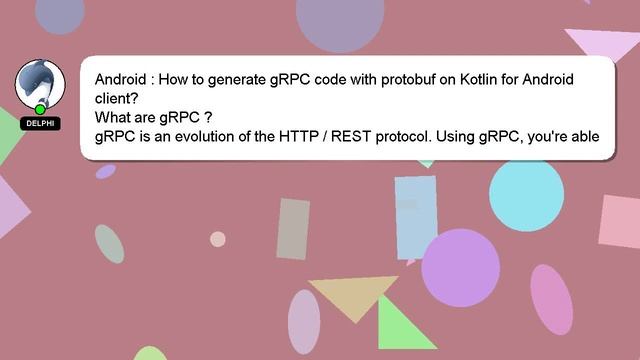Android : How to generate gRPC code with protobuf on Kotlin for Android client? смотреть онлайн