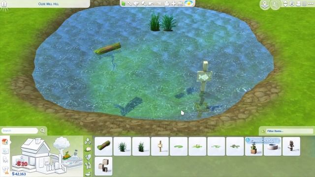The Sims 4 Pond Tool Tutorial with Animals! ? | Free Base Game Update смотреть онлайн