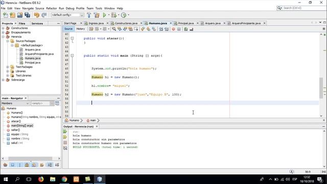 CONSTRUCTORES Segunda Parte en JAVA-NetBeans смотреть онлайн