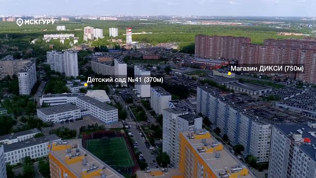 ЖК «Краски Жизни» — аэросъемка МСКГуру. Май 2017. смотреть онлайн