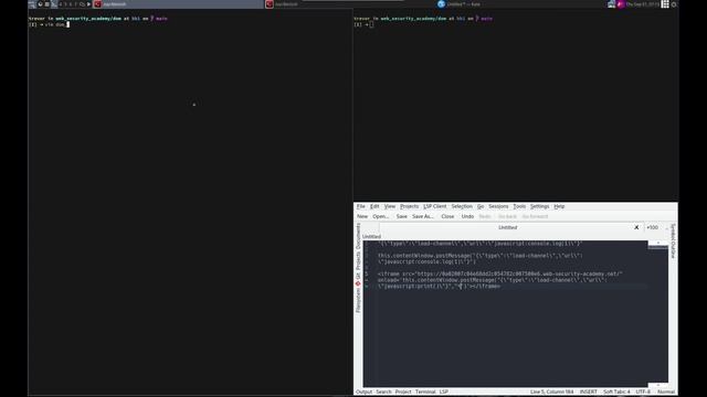 Web Security Academy | DOM | 3 - DOM XSS Using Web Messages and JSON.parse смотреть онлайн