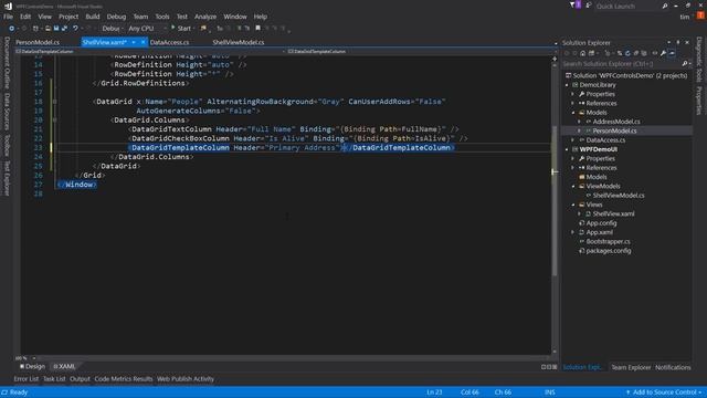 WPF Controls with MVVM: DataGrid смотреть онлайн