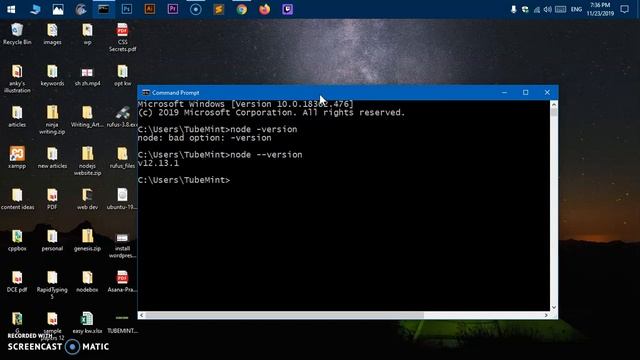 How to install Nodejs, NPM, & Yarn on Windows 10 смотреть онлайн