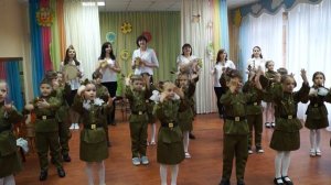 Репетиция оркестра к Дню Победы. Детский сад "Алёнка".