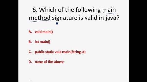 Java Test Series Part 1 (Answer Explanation in हिंदी में)