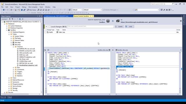 Manage database changes with dbForge Source Control for SQL Server and VSTS Git смотреть онлайн