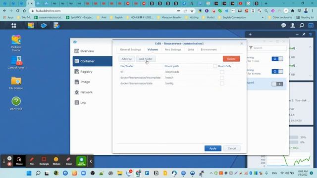 Thêm folder khác vào các app cài qua docker cho NAS смотреть онлайн