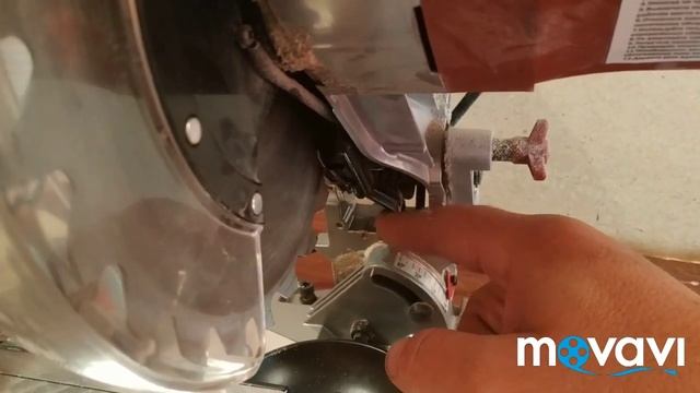 Торцевая пила Redverg ms 210. Доработка. Смена пильного диска. смотреть онлайн