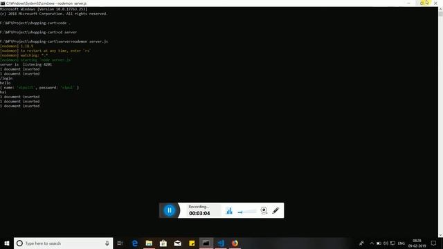 shopping_cart angular + nodejs + Mongodb day_5 смотреть онлайн