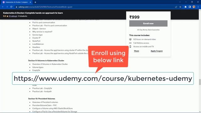 Kubernetes & Docker: The Complete Hands-on Guide смотреть онлайн