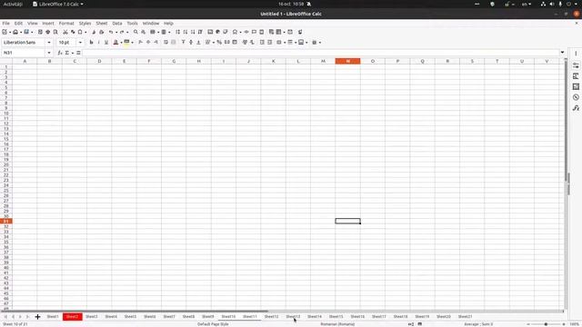 How to select sheets in LibreOffice Calc смотреть онлайн