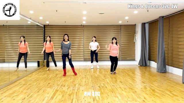 Kings & Queens - Line Dance (Demo & Count) Weonyoung Nam(Lineinus, south Korea) May 2020 смотреть онлайн