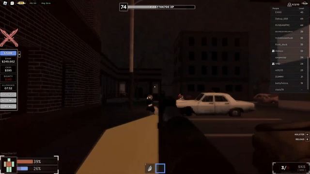 Killing WHOLE SERVER gangs (Roblox Criminality) смотреть онлайн
