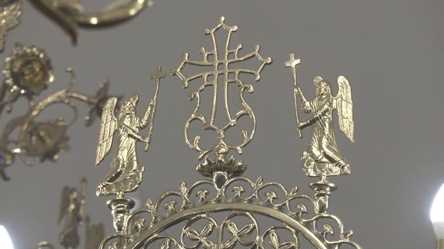 Преображение 4 12 22 Освящение креста и купола для храма Архангела Михаила ст. Темнолесской смотреть онлайн