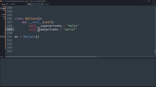 What is the meaning of single and double underscore before an object name? смотреть онлайн
