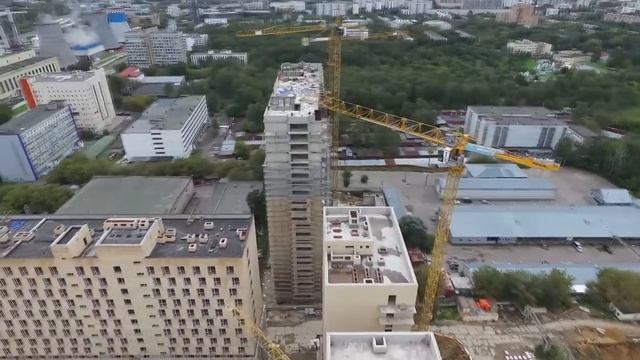 Аэросъемка ЖК "Хорошевский", 10.09.2016 смотреть онлайн