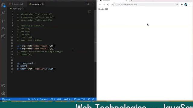 Web Technology Tutorials in Urdu | JavaScript TypeOf Function | MA Tech's смотреть онлайн