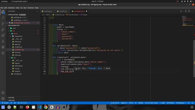 Signup using OTP in Django, DRF Part 2 (Create Serializers, ViewSet and URLs) смотреть онлайн