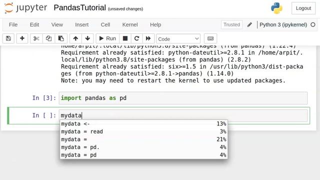 Python Pandas | Installation and Introduction | Lecture-41 | Python tutorial in Hindi смотреть онлайн