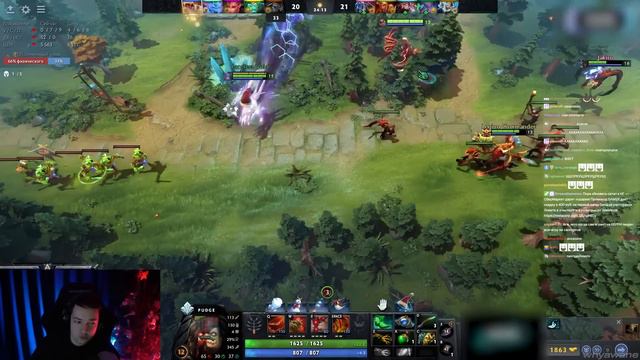 Why? L ГОЛОВАЧ ИГРАЕТ НА ПЯТЕРКЕ ПУДЖЕ! КАТКА С ЧАТОМ! #dota #whyawane #головач #головачдота