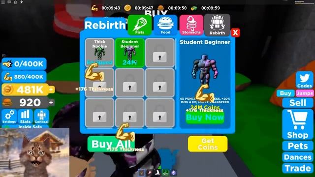 I Unlocked The Chosen One Rank! Max Size & Muscles! - Roblox Thick Legends смотреть онлайн