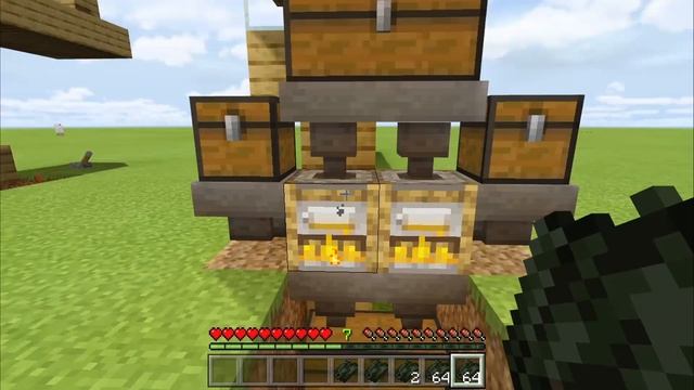 como hacer una granja de experiencia y combustible en minecraft bedrock смотреть онлайн