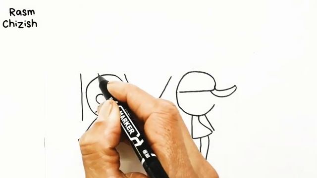 Rasm Chizish |Iove So'zidan Rasm Chizish|Cómo Dibujar Love Nasıl çizilir Love.