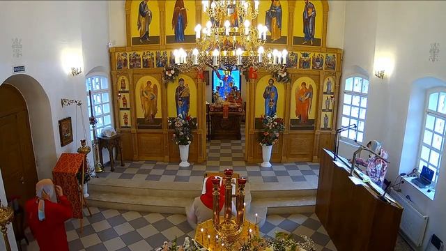 Светлый Вторник. Иверской иконы Божией Матери. Утреня, Божественная литургия смотреть онлайн