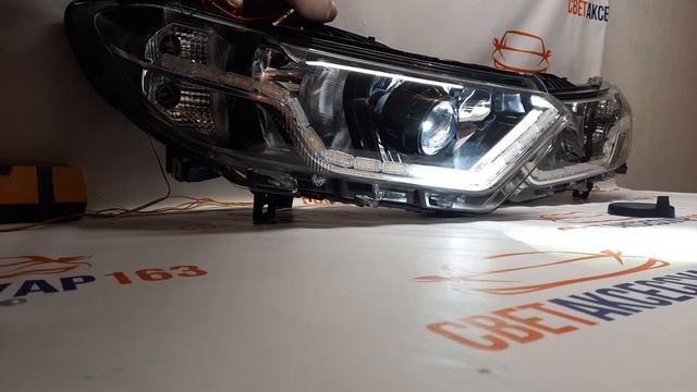Фары с двухрежимной диодной лентой и с BI LED линзами на ниву трэвэл смотреть онлайн