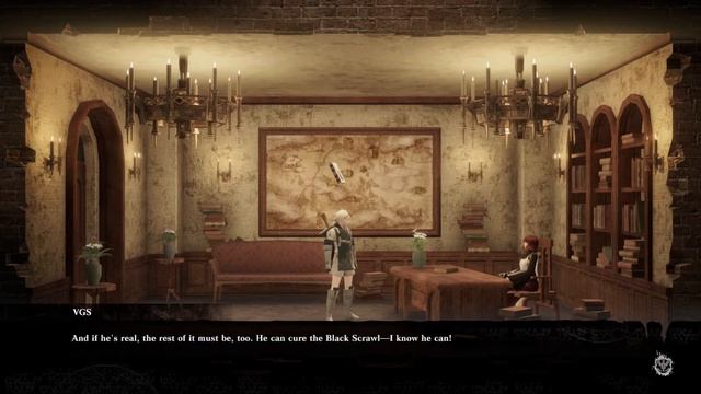 Nier Replicant - Year 3465 Village: Popola "Song of The Ancients" Sealed Verse, White Book Cutscene смотреть онлайн