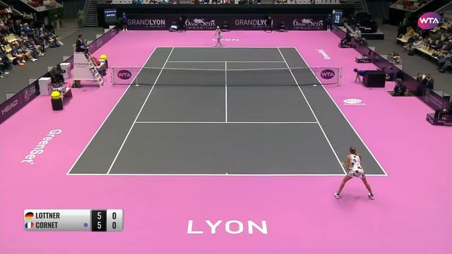 Alizé Cornet vs. Antonia Lottner | 2020 Lyon Open First Round | WTA Highlights смотреть онлайн