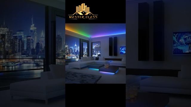 светодиодные ленты в интерьере квартиры 2023 года #shorts #short #ленты #светодиодные ленты смотреть онлайн