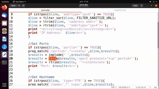 Slightly Less Crappy NMAP XML File Parsing Script with PHP смотреть онлайн
