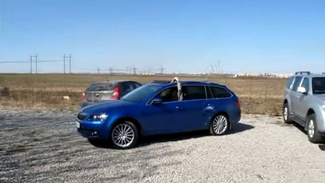 Skoda Octavia Combi 2014 Парковочный автопилот ч.1 смотреть онлайн