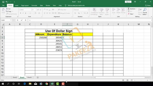 How to use Dollar $ Sign (Absolute Cell) in Microsoft Excel смотреть онлайн