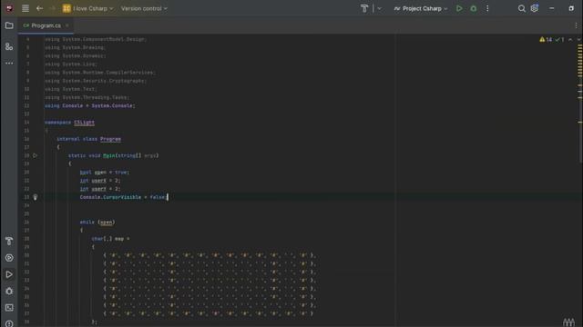КАК НАПИСАТЬ БРОДИЛКУ НА C# | КОНСОЛЬ C# смотреть онлайн