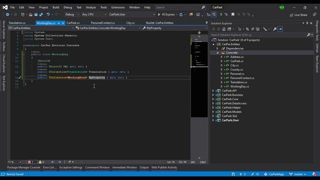 MongoDB ve .Net Core ile Otopark Uygulaması - Veri Tabanı Tablolarının Oluşturulması (Entities) смотреть онлайн