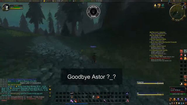 Undead Rogue - Quest lvl10 - WoW Classic смотреть онлайн