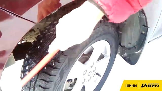 Проверка сцепления шин Viatti на скользких дорогах смотреть онлайн