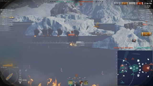 World of Warships - Обзор линкора Лион/ BB Lyon. Умения, флаги и модернизации смотреть онлайн