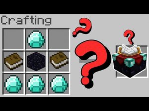 Как скрафтить стол зачарования БЕЗ МОДОВ в майнкрафт